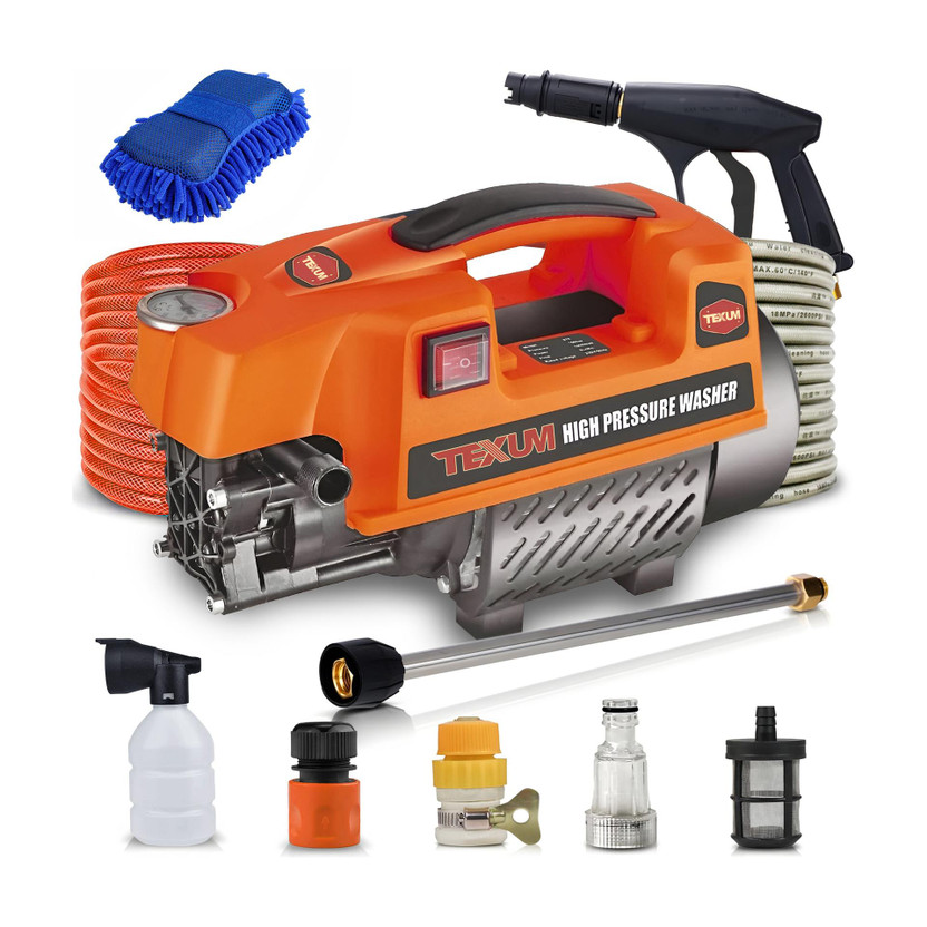 TEXUM TX-25 2000 Watt, 165 Bars, 8 L/min Flow Rate High Pressure Washer