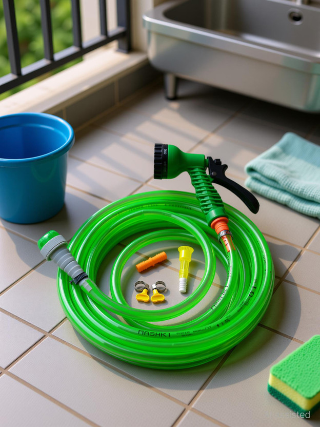 MASHKI (32.5 Feet) 1/2 Inch (12.5mm) Premium Quality Garden With Water Spray Gun For Gardening , Car Wash, Floor Clean, Pet Bath Hose Pipe(1000 cm)