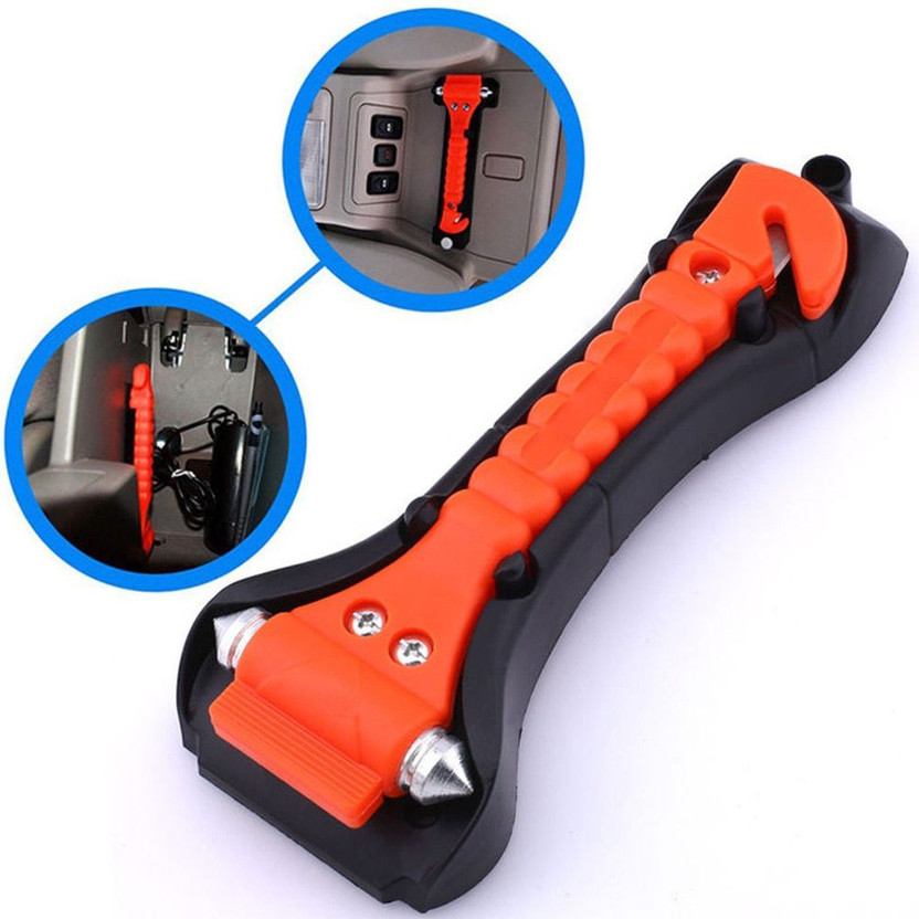 BROGBUS Car Safety Hammer Emergency Escape Tool with Seat Belt Cutter Car Safety Hammer