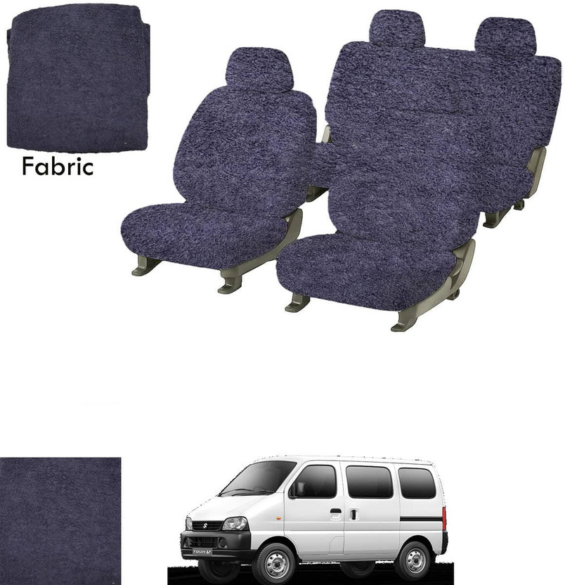 Crokrok Fabric Car Seat Cover For Maruti Eeco 5S(Front Detachable Headrest, Mono Back Seat, With Back Seat Arm Rest, 5 Seater, 2 Back Seat Head Rests)