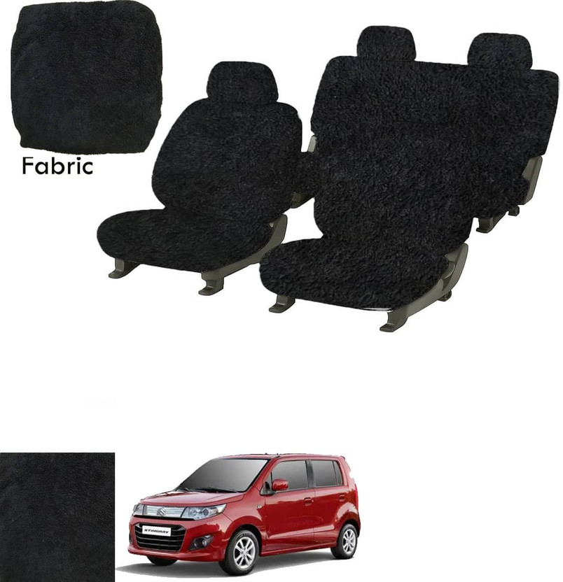 Crokrok Fabric Car Seat Cover For Maruti Alto 800(Front Detachable Headrest, Mono Back Seat, With Back Seat Arm Rest, 5 Seater, 2 Back Seat Head Rests)