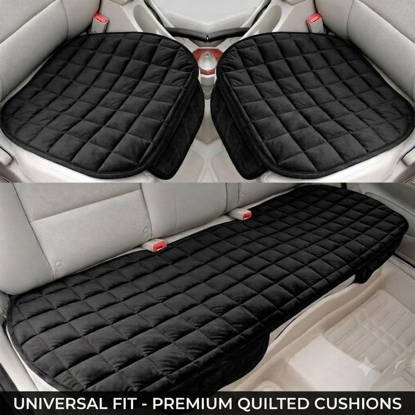 QREX Velvet Car Seat Cover For Audi, BMW, Honda, Hyundai, Isuzu, Jeep, Kia, Mahindra, Maruti, Skoda, Tata, Universal For Car Velvet Car Seat Cover For Universal For Car Universal For Car(NA, Split Back Seat, Without Back Seat Arm Rest, 5 Seater)