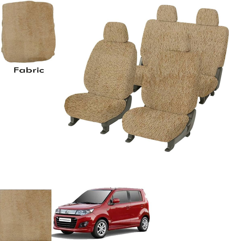 Crokrok Fabric Car Seat Cover For Maruti WagonR Stingray(Front Detachable Headrest, Mono Back Seat, With Back Seat Arm Rest, 5 Seater, 2 Back Seat Head Rests)