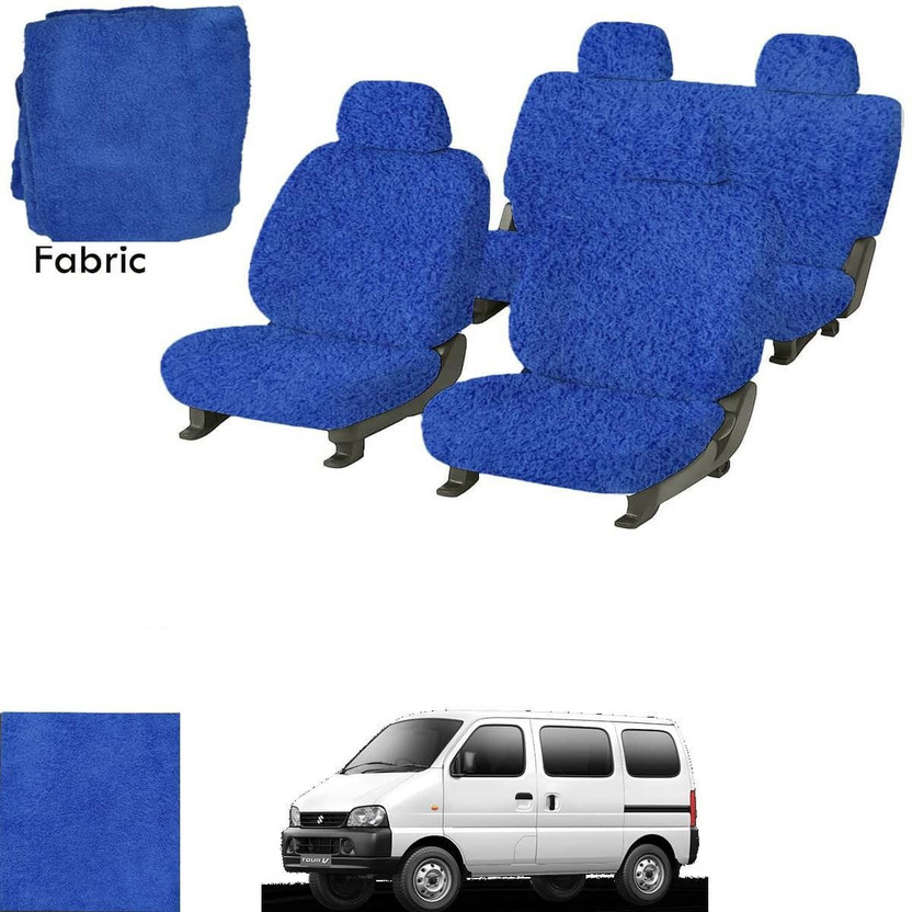 REPLEY Fabric Car Seat Cover For Maruti Eeco 5S(Front Detachable Headrest, Mono Back Seat, With Back Seat Arm Rest, 5 Seater, 2 Back Seat Head Rests)