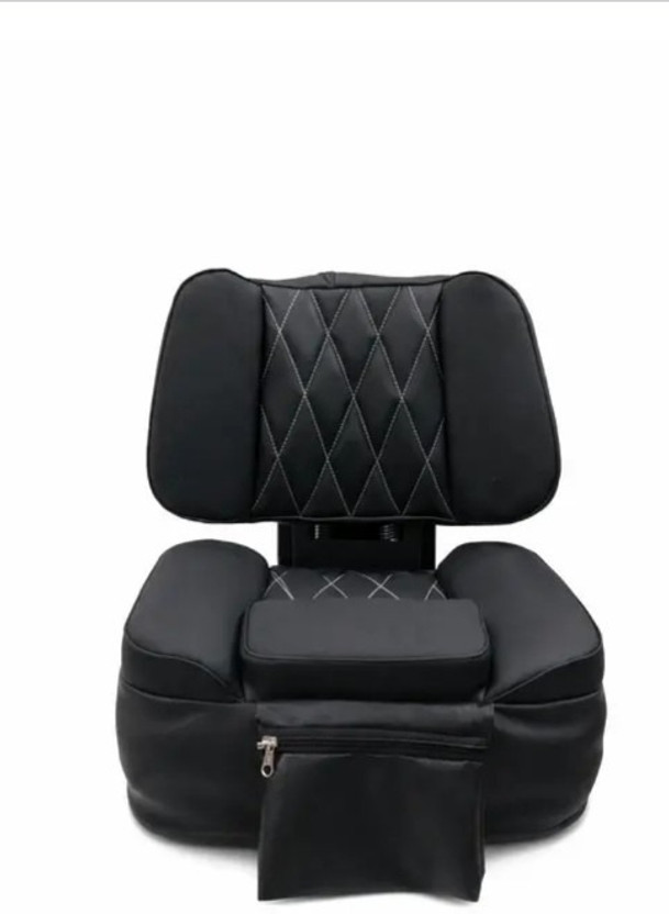NHOODS Rexin, PU Leather Car Seat Cover Massey Ferguson, Mahindra, Swaraj, Sonalika, John Deere, New Holland, Farmtrac, Kubota,(NA, Split Back Seat, Without Back Seat Arm Rest, 1 Seater)