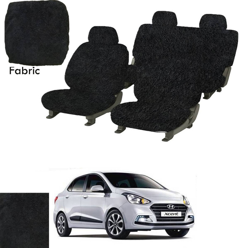Crokrok Fabric Car Seat Cover For Tata Xcent(Front Detachable Headrest, Mono Back Seat, With Back Seat Arm Rest, 5 Seater, 2 Back Seat Head Rests)
