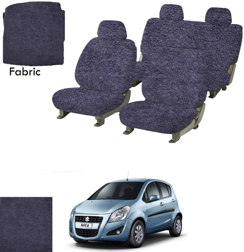 REPLEY Fabric Car Seat Cover For Maruti Ritz(Front Detachable Headrest, Mono Back Seat, With Back Seat Arm Rest, 5 Seater, 2 Back Seat Head Rests)