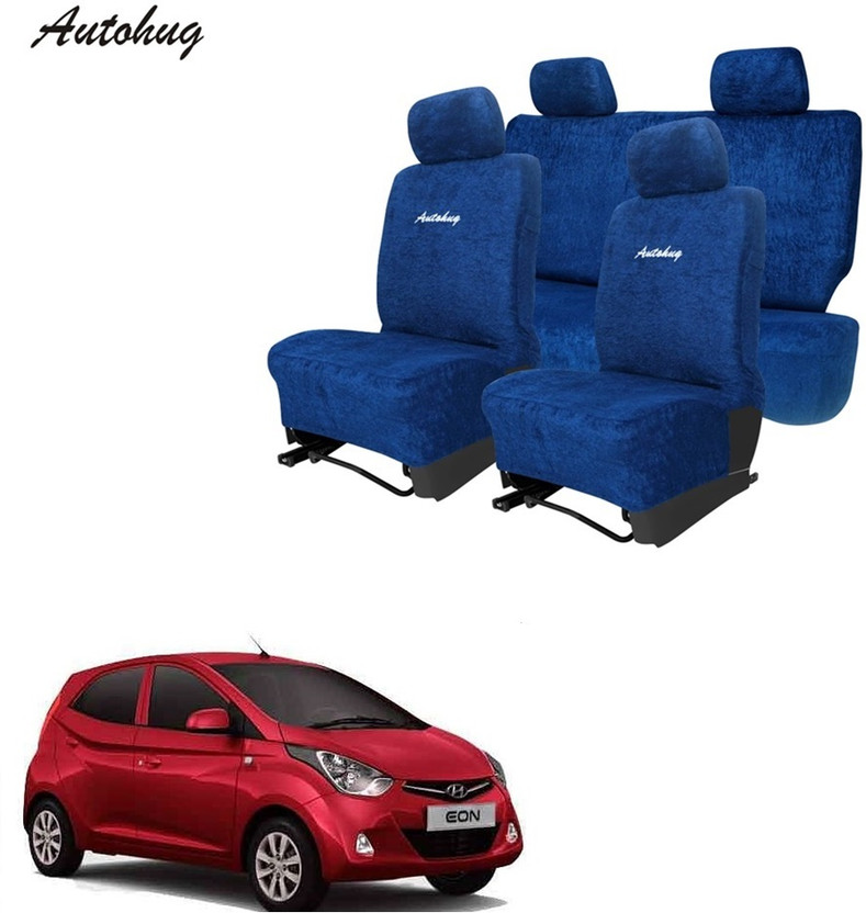Autohug Cotton Car Seat Cover For Hyundai Eon(All Detachable Headrest, Mono Back Seat, Without Back Seat Arm Rest, 5 Seater, 2 Back Seat Head Rests)