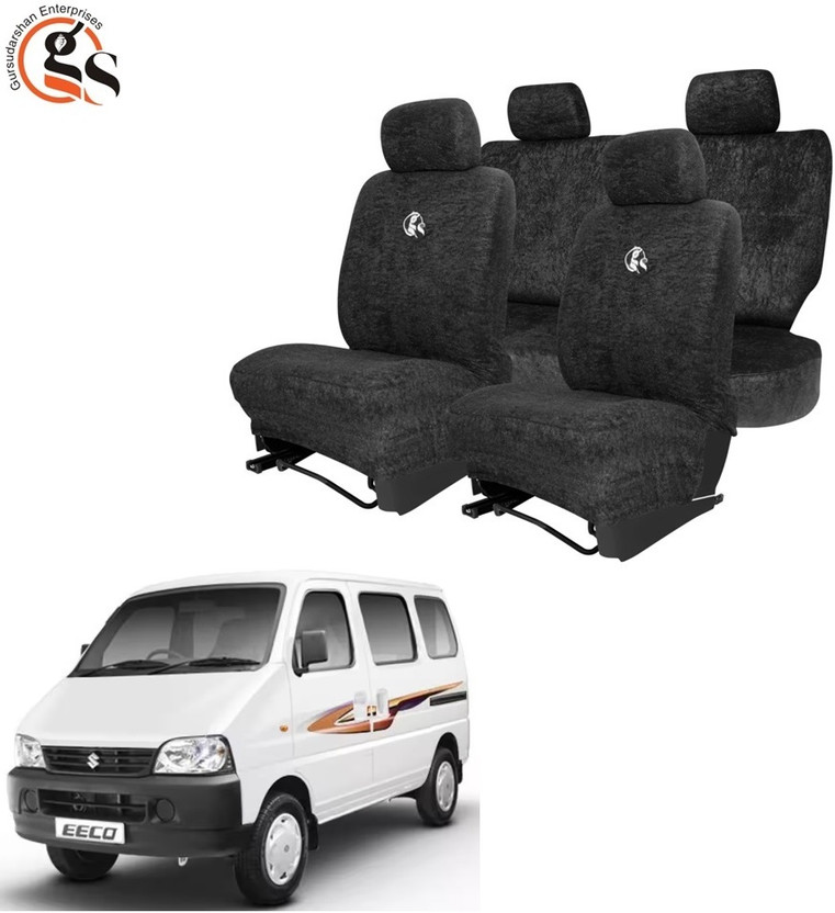 GSE Cotton Car Seat Cover For Maruti Eeco 5S(Fixed Head Rest, Mono Back Seat, Without Back Seat Arm Rest, 5 Seater)