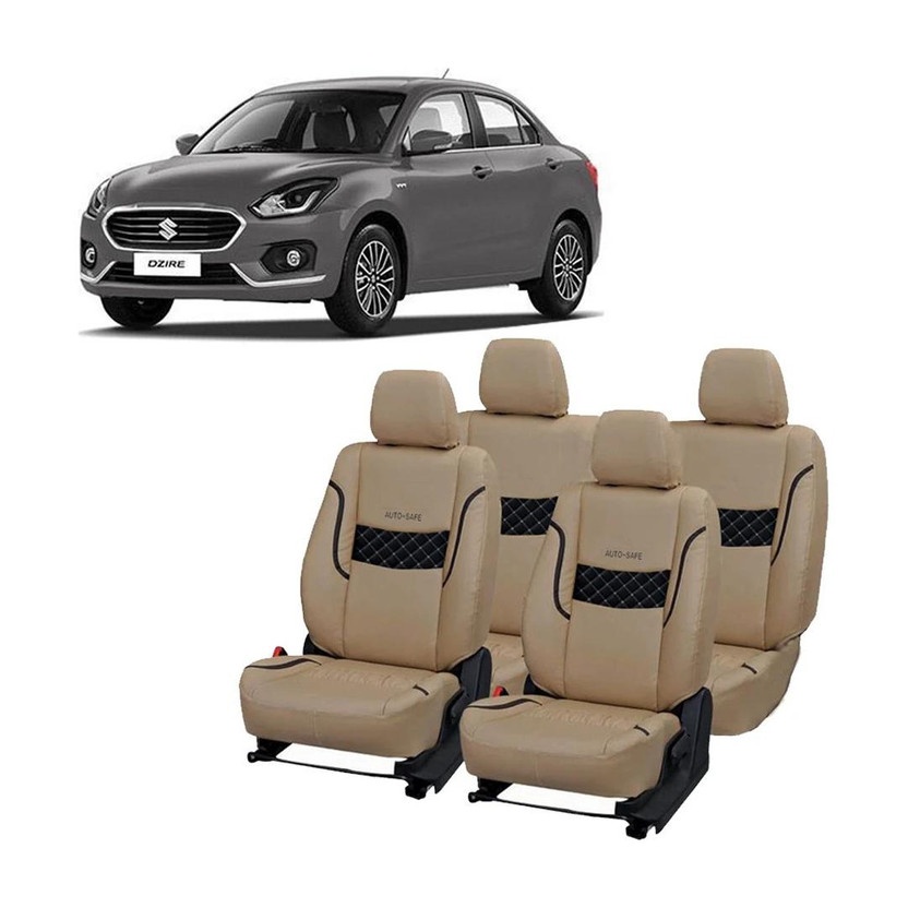 AutoSafe AutoSafe Leatherette Car Seat Cover For Maruti Swift Dzire(All Detachable Headrest, Mono Back Seat, With Back Seat Arm Rest, 5 Seater, 2 Back Seat Head Rests) - Flipkart Deal