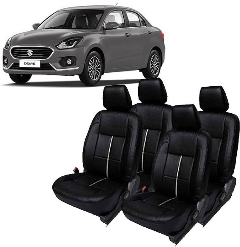 JMDi Leatherette Car Seat Cover For Maruti Swift Dzire(All Detachable Headrest, Mono Back Seat, With Back Seat Arm Rest, 4 Seater, 2 Back Seat Head Rests)