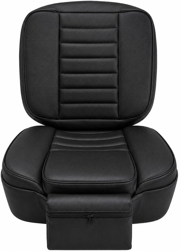 the brothers PU Leather Car Seat Cover Tractor(Back Detachable Headrest, Split Back Seat, With Back Seat Arm Rest, 1 Seater)
