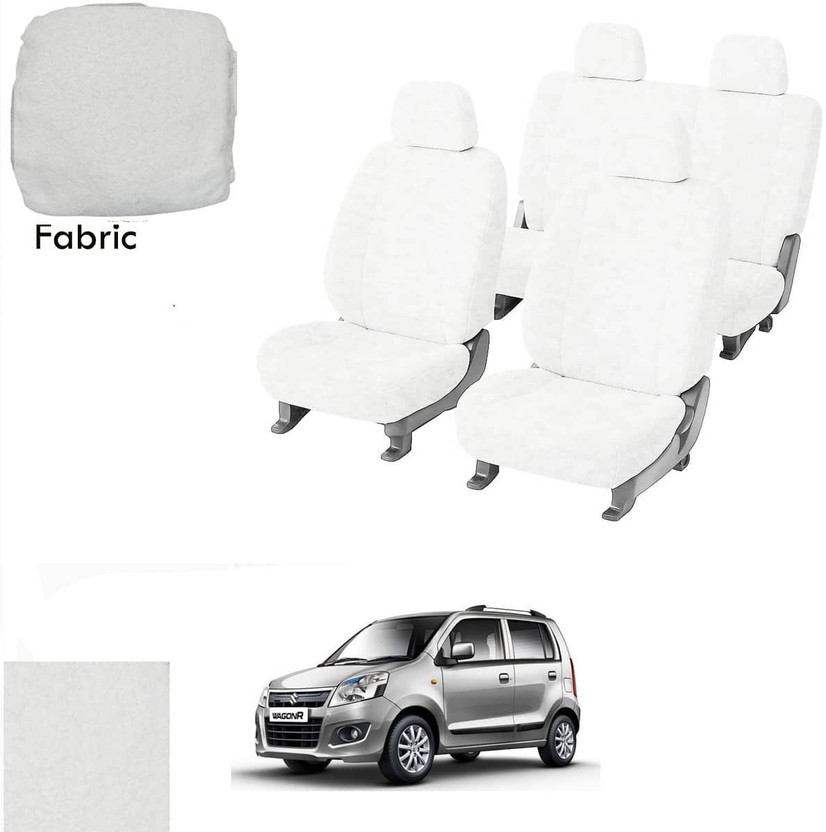 Crokrok Fabric Car Seat Cover For Maruti WagonR(Front Detachable Headrest, Mono Back Seat, With Back Seat Arm Rest, 5 Seater, 2 Back Seat Head Rests)