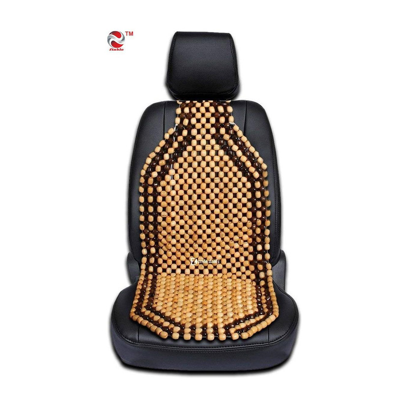 Fiable Wooden Car Seat Cover For Maruti, Honda, Chevrolet, Kia, Ford Universal For Car(1 Seater)