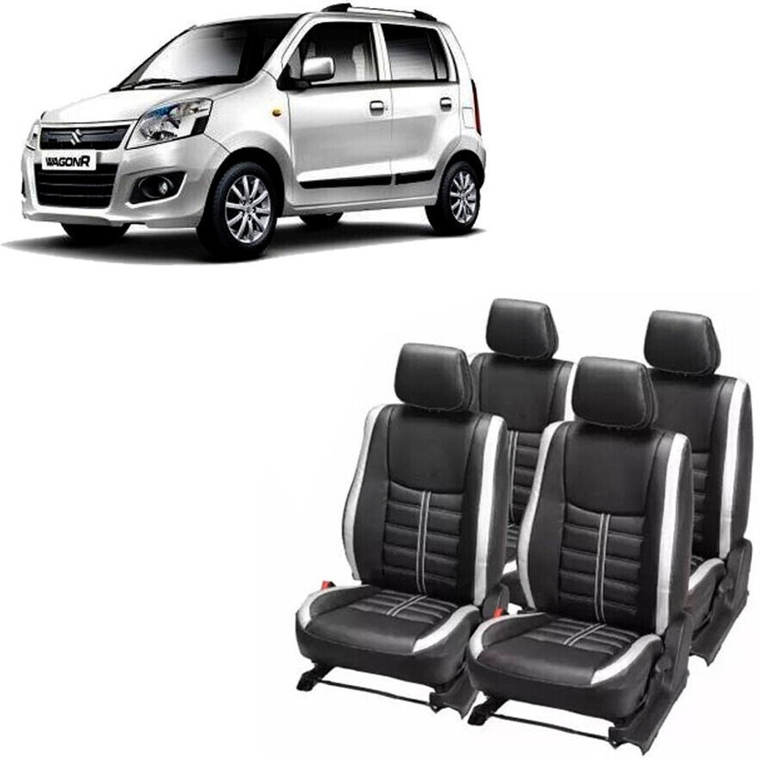 JMDi PU Leather Car Seat Cover For Maruti WagonR(All Detachable Headrest, Split Back Seat, Without Back Seat Arm Rest, 5 Seater, 2 Back Seat Head Rests)