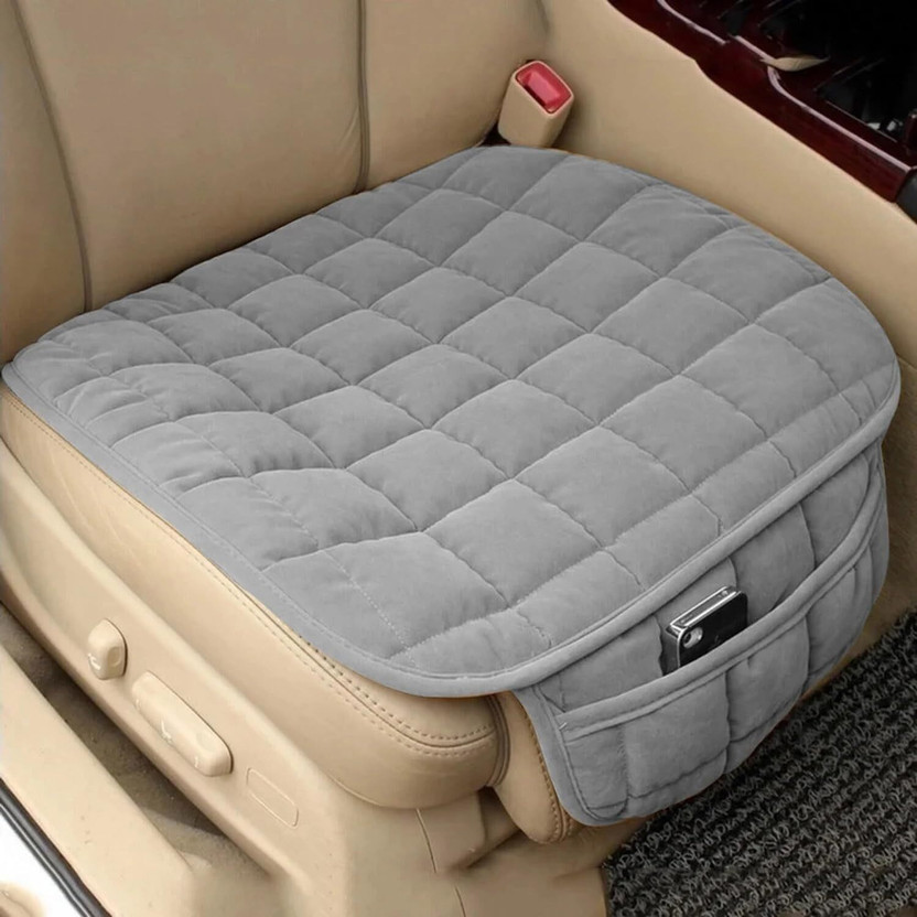 SJ ENTERPRISE Grey Memory Foam Car Pillow Cushion for Universal For Car(Rectangular, Pack of 1)
