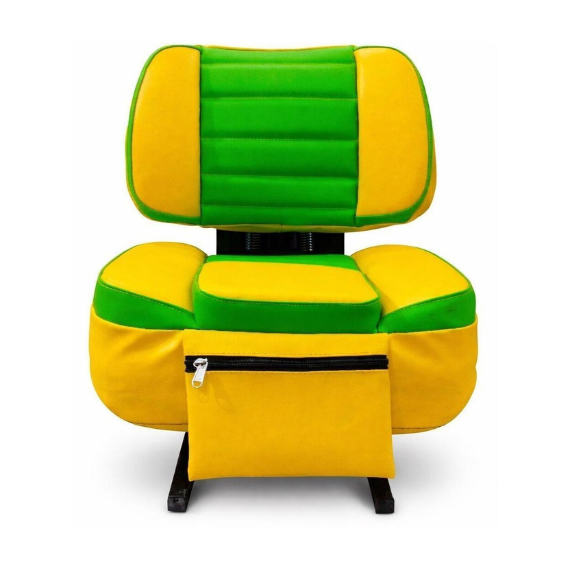 Rexine Leather, Leatherette, PU Leather, Rexin Car Seat Cover For Universal For Car Universal Tractor Seat Cover Cushion | Suitable for Mahindra, Swaraj, Sonalika, Farmtrac, John Deere, New Holland, Eicher, Massey Ferguson, Powertrac & Other Tractors(NA, Mono Back Seat, Without Back Seat Arm Rest, 1