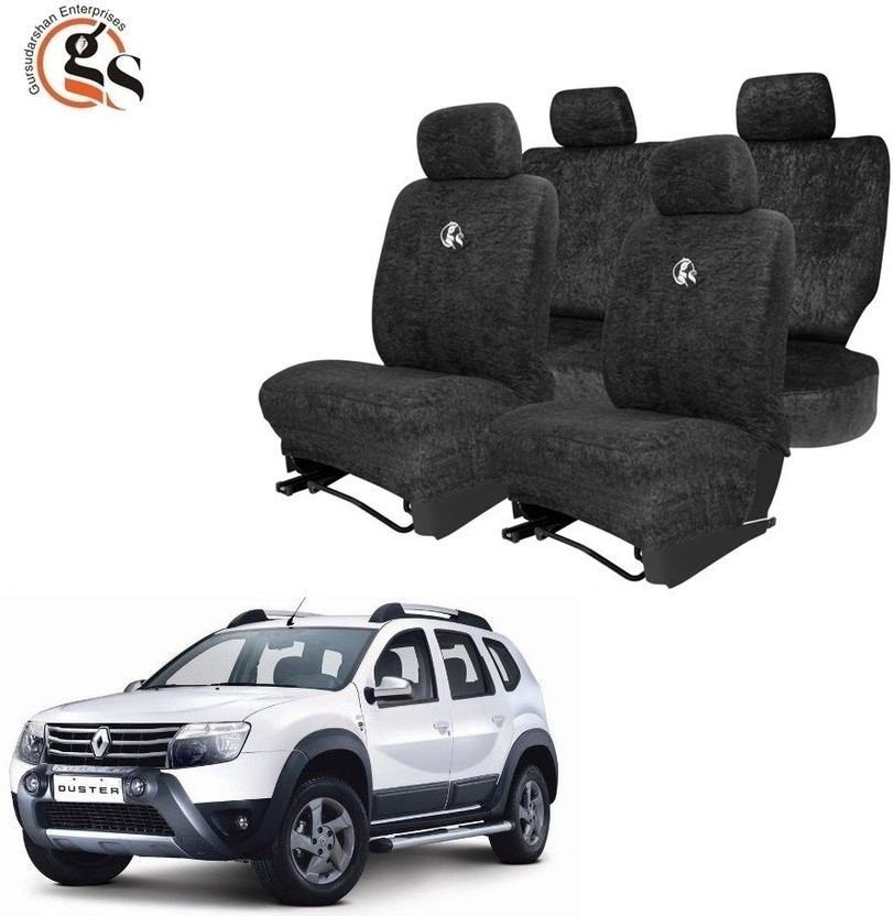 GSE Cotton Car Seat Cover For Renault Duster(All Detachable Headrest, Mono Back Seat, With Back Seat Arm Rest, 5 Seater, 3 Back Seat Head Rests)
