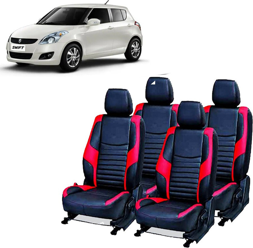 AutoSafe PU Leather Car Seat Cover For Maruti Swift(All Detachable Headrest, Mono Back Seat, Without Back Seat Arm Rest, 5 Seater)