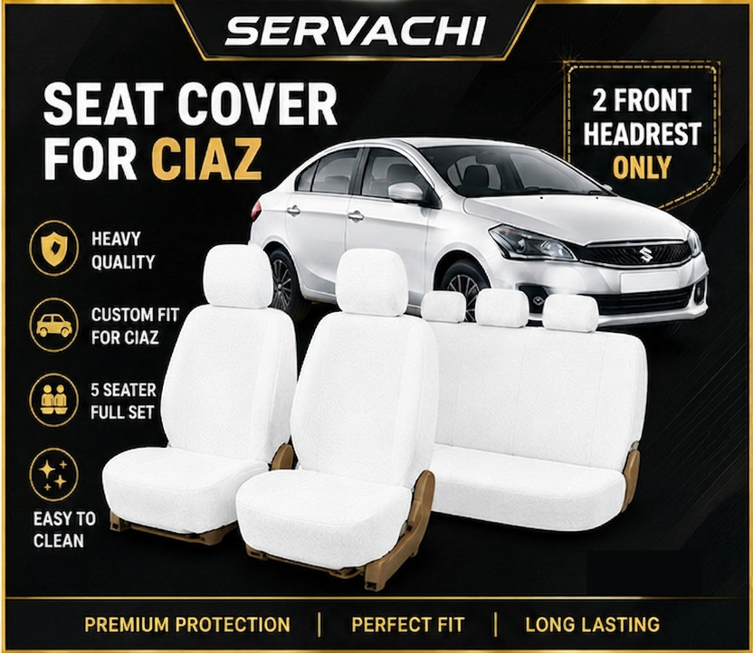 SERVACHI SERVACHI Fabric Car Seat Cover For Maruti CIAZ(5 Seater) - Flipkart Deal