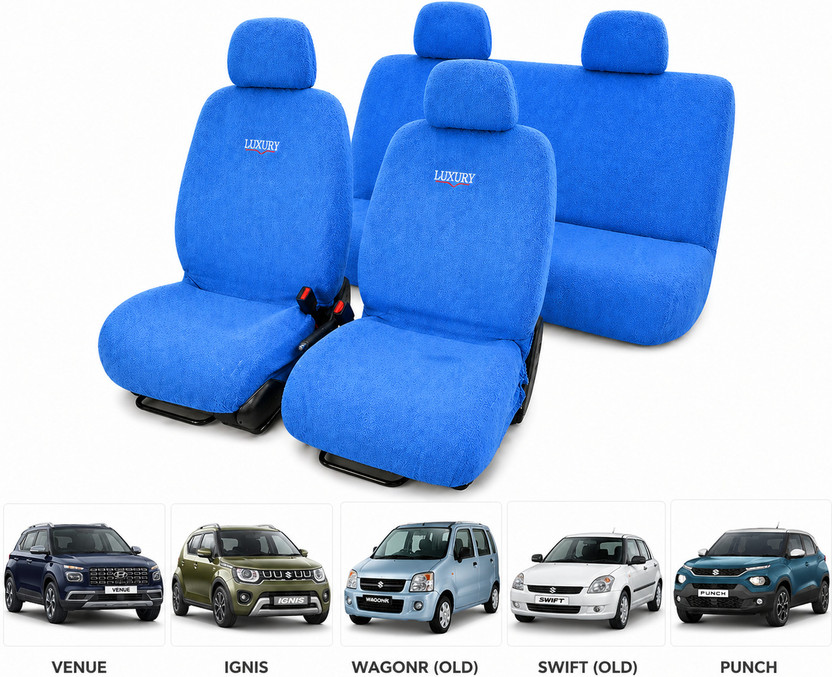 NKCARSEATCOVER Cotton Car Seat Cover(All Detachable Headrest, Split Back Seat, 4 Seater, 2 Back Seat Head Rests)