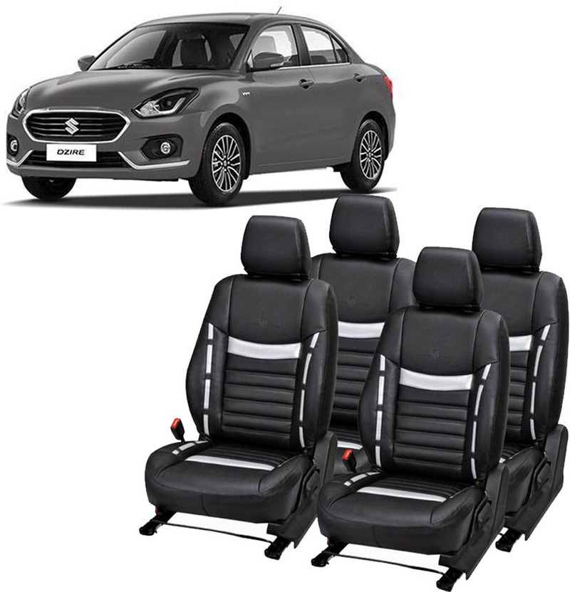 JMDi Leatherette Car Seat Cover For Maruti Swift Dzire(All Detachable Headrest, Mono Back Seat, With Back Seat Arm Rest, 4 Seater, 2 Back Seat Head Rests)