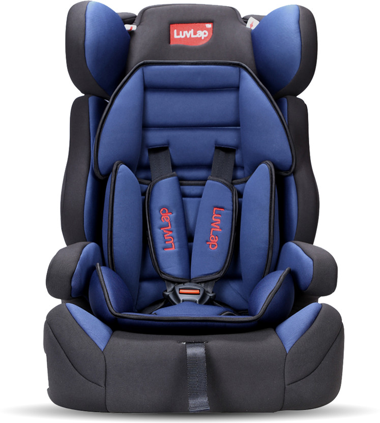 LuvLap Comfy Car Seat for Baby & Kids with height adjustable Headrest, 9 M to 12 Yr Baby Car Seat(Blue)