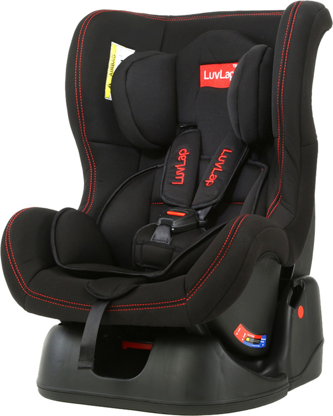 LuvLap Sports Convertible Car Seat for Baby & Kids, 0 Months to 4 Years, EN Certified Baby Car Seat(Black)