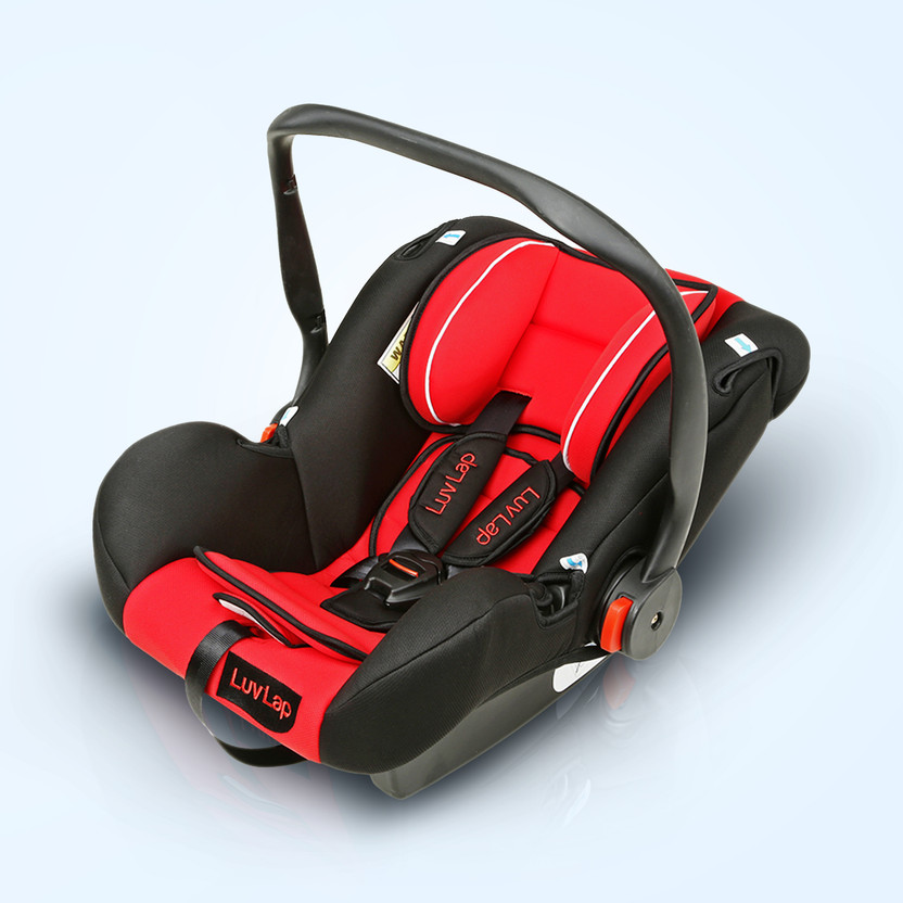 LuvLap 4-in-1 Infant/Baby Car Seat cum Baby Carry Cot, for New Born Baby to 15 Months Baby Car Seat(Red)