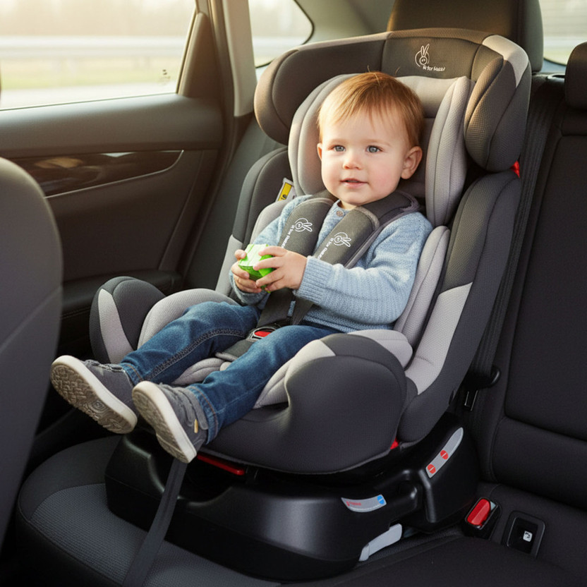 Flipkart R for Rabbit Jack N Jill Convertible, ECE R44/04 Certified For 0-5 Years Kids Baby Car Seat(Grey) - Flipkart Deal