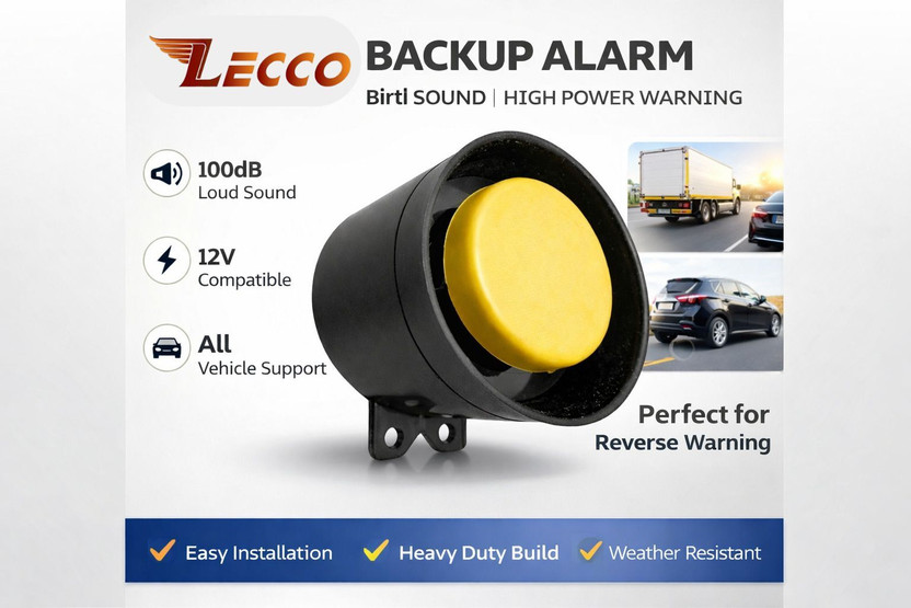 Lecco Bird Tone Security Alarm 12V for Car, Bike & Universal for all Vehicle Audible Car Alarm