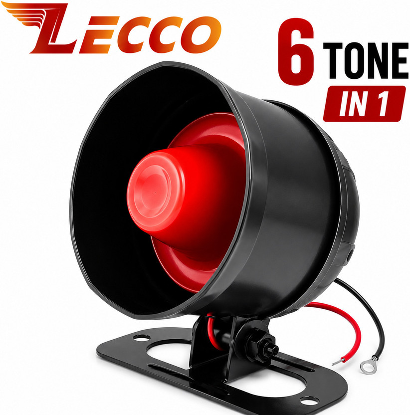 Lecco SILICON SIREN 6TONE 12/24VDC FOR CAR SECURITY ALARM Central Locking System