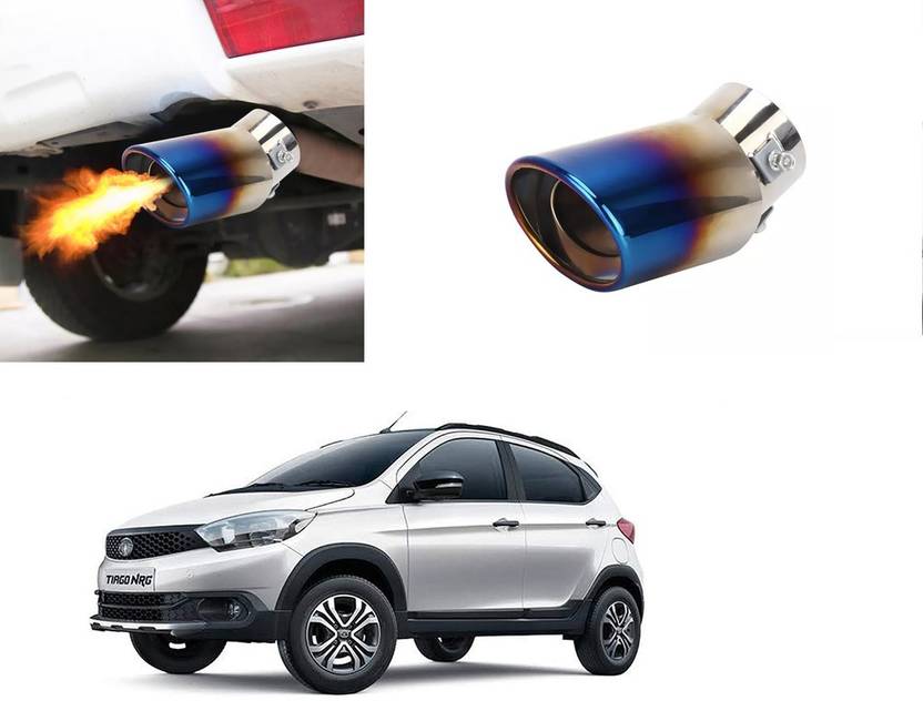 Atoray Car Exhaust Silencer Muffler Tip Rainbow Color for Tata Tiago