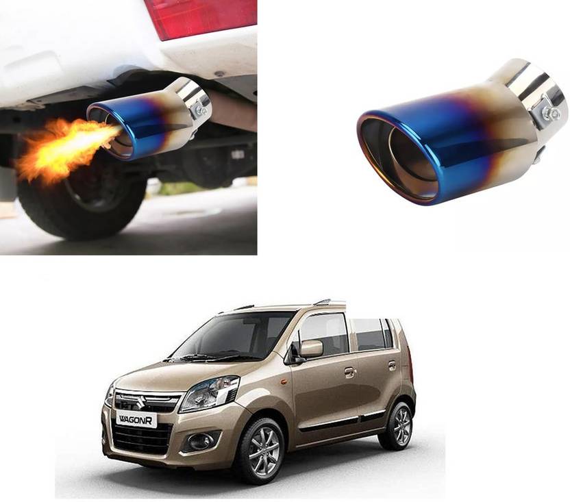 Atoray Car Exhaust Silencer Muffler Tip Rainbow Color for Maruti