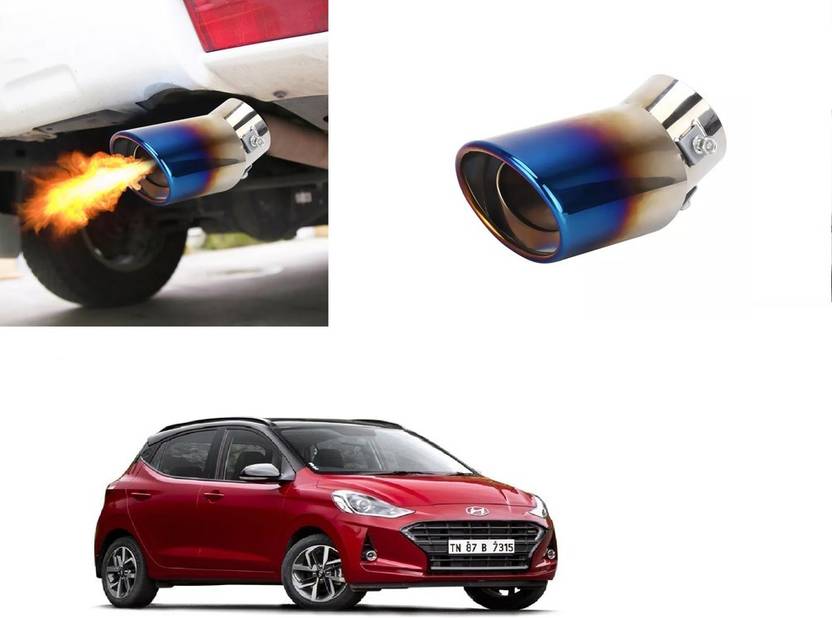 Atoray Car Exhaust Silencer Muffler Tip Rainbow Color for Hyundai