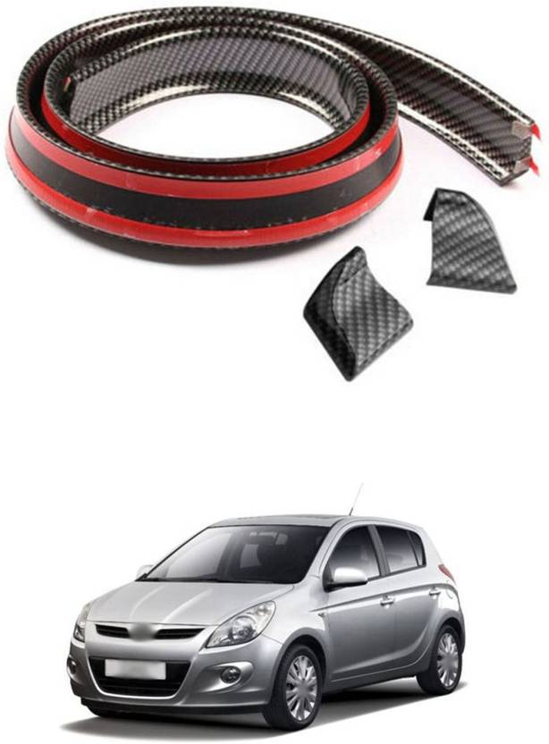 PROEDITION Rear Strip Splitter Spoiler Side Skirt Rubber Carbon
