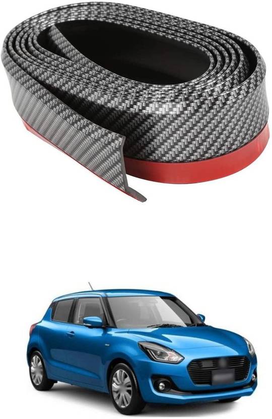 PROEDITION Universal Strip Splitter Spoiler Side Skirt Black for Car