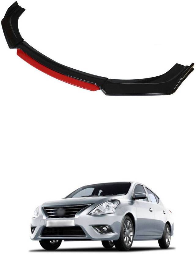 PRTEK Car Front Bumper Spoiler Splitter Body Kit Side Skirt Front