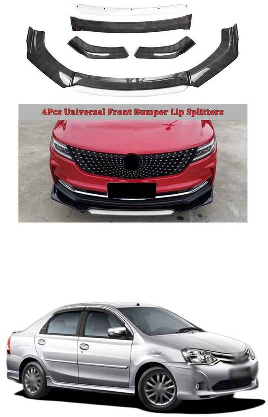 XZRTZ Car Front Bumper Spoiler Splitter Body Kit Side Skirt Front