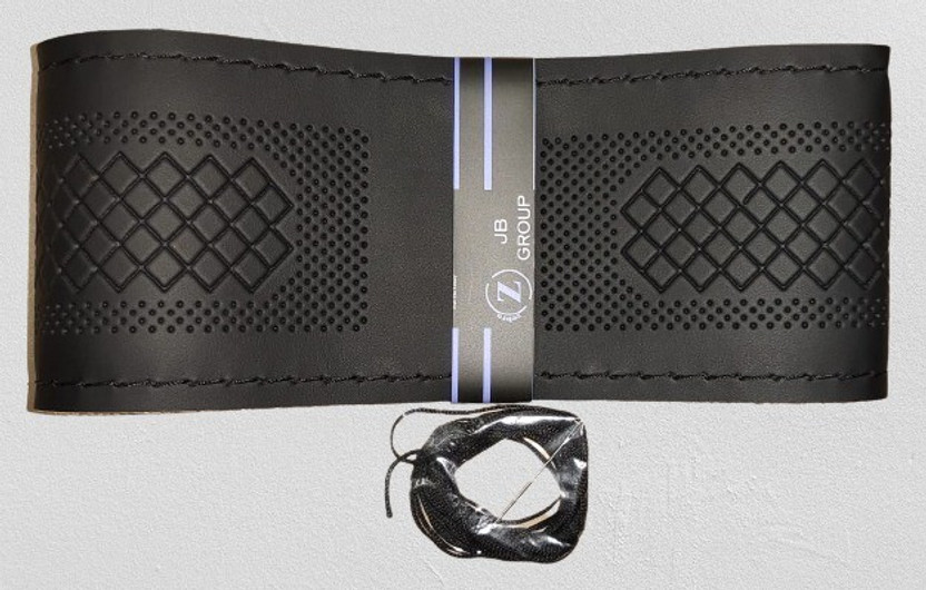 MULTIFARIOUS Hand Stiched Steering Cover For Suzuki, Tata, Honda, Hyundai, Universal For Car Swift, Baleno, i10, i20, Indigo Marina, Ertiga(Black, Leather)