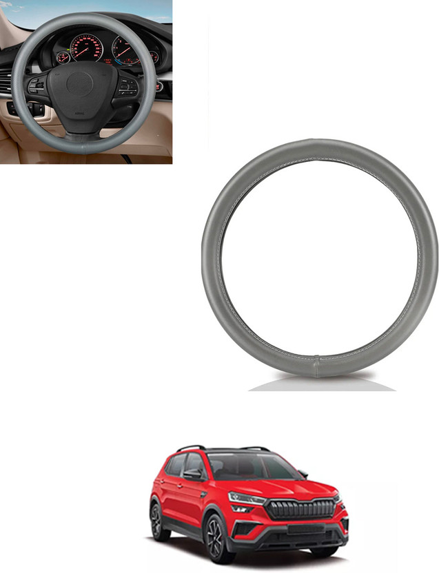 AYW AYW Steering Cover For Skoda Universal For Car(Grey, Leatherite) - Flipkart Deal