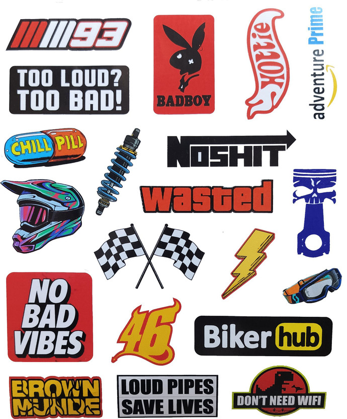 S2S Kulture Sticker & Decal for Car & Bike(Multicolor)