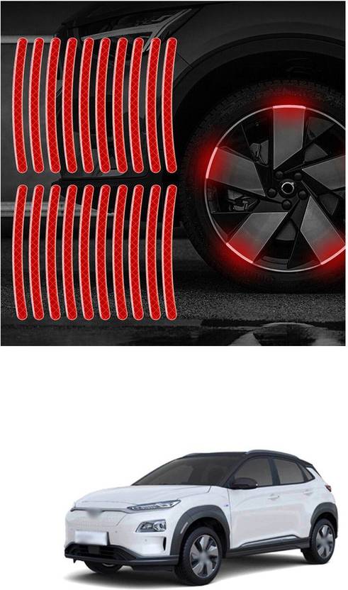 PROEDITION Universal for vehicle Reflective Wheel Rim Stripe Decal ...