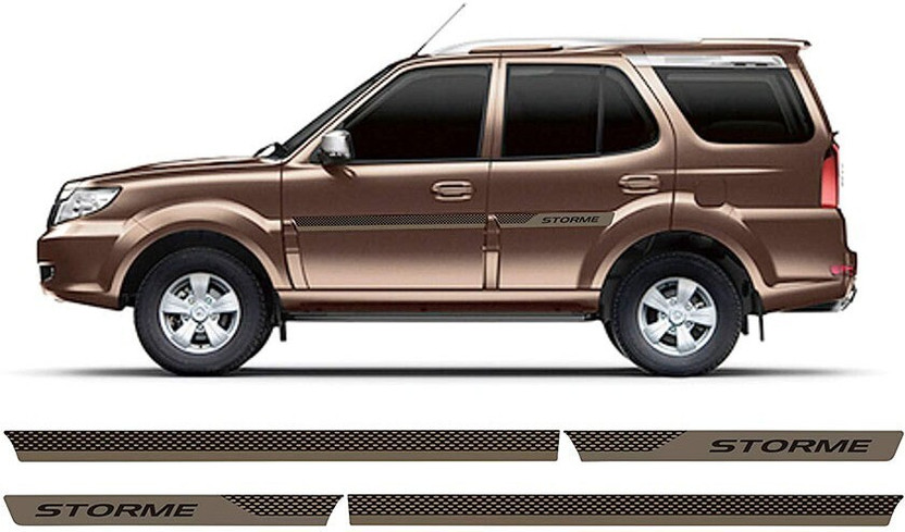 AutoDecals Sticker & Decal for Car(Brown, Gold)