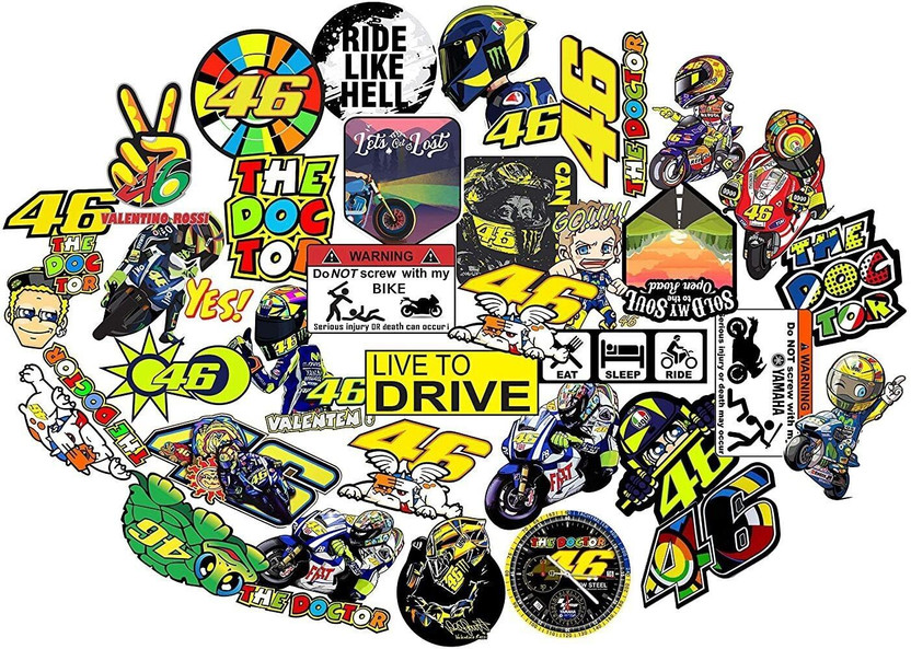 A1GRAPHIX Sticker & Decal for Car & Bike(Multicolor)