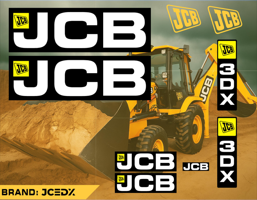 JCEDX Sticker & Decal for Car(Black, Yellow, White)