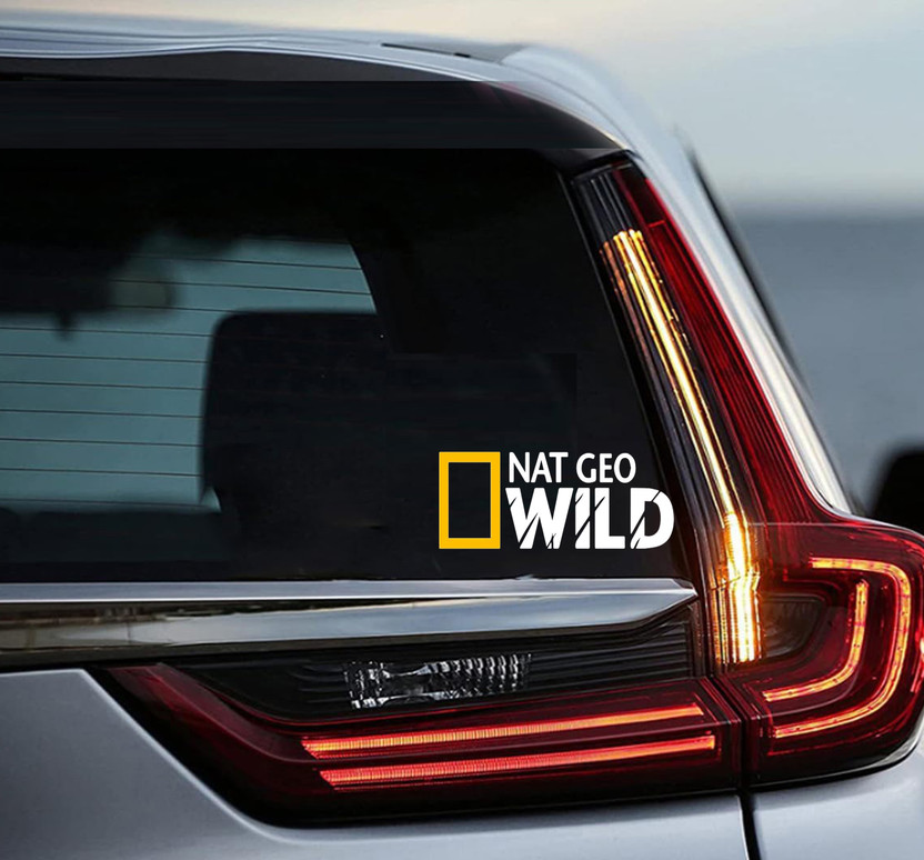 DESIGNZONE Sticker & Decal for Car(White)