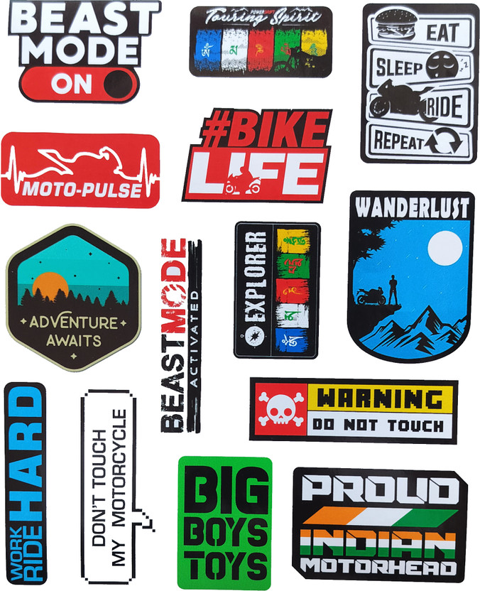 S2S Kulture Sticker & Decal for Car & Bike(Multicolor)