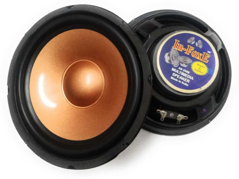 In-Foxe 8"Cooper color Car subwoofer speaker IN-FOXE 8"inch Car Woofer Audio Speaker Subwoofer(Powered , RMS Power: 150 W)