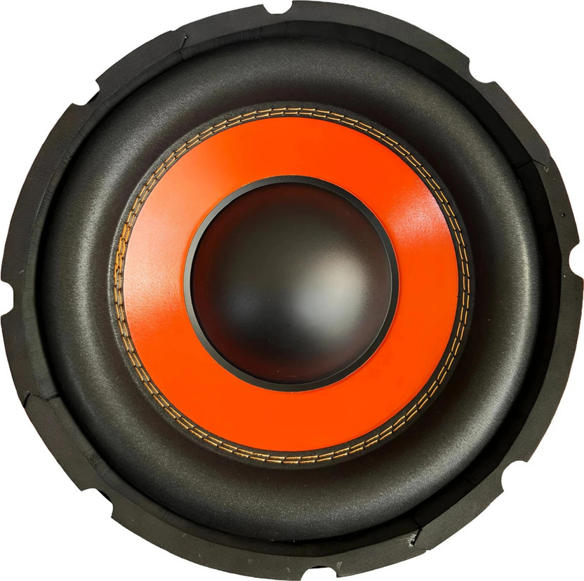 Powerlink 10" Subwoofer Imported Orange SPL Foam – 400W Peak RMS Power/4-Ohm /1.5-Inch Copper Coil / 120mm Single Magnet Subwoofer(Passive , RMS Power: 400 W)